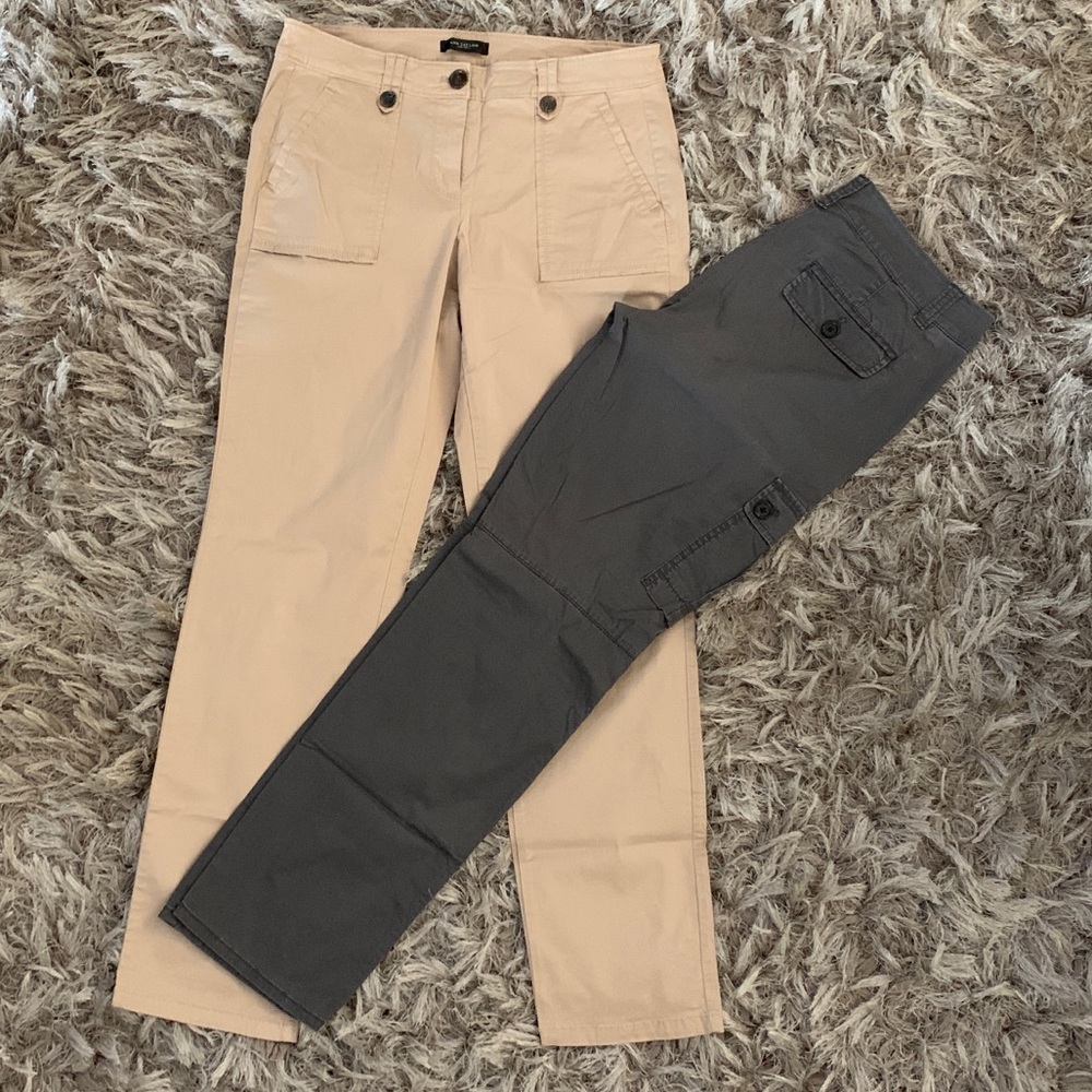 Ann Taylor Stretch Cargo Pants - lot of 2